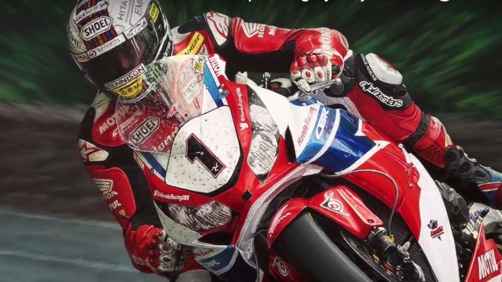 Los dibujos hiperrealistas de motos, by Billy
