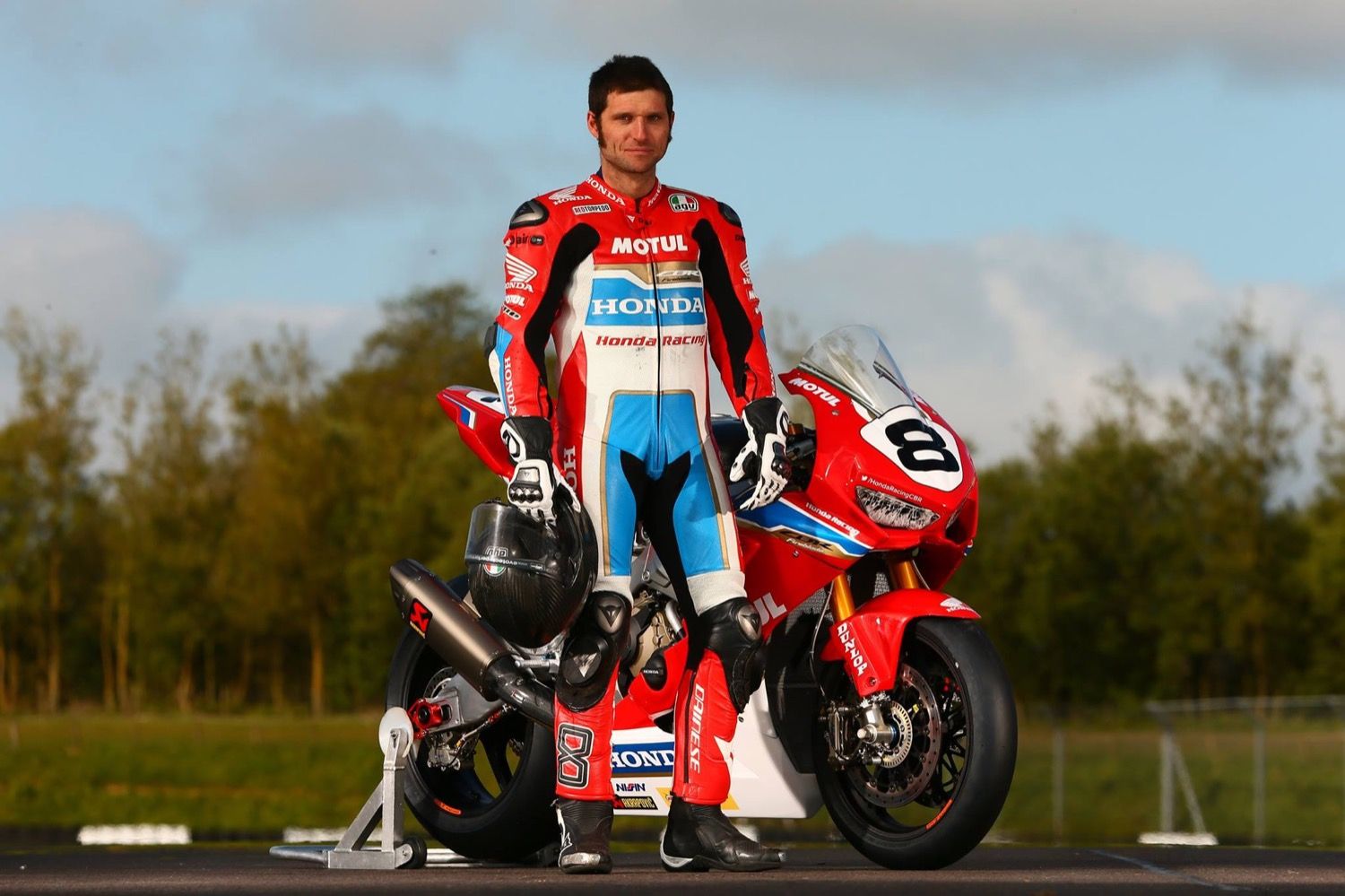 Guy Martin con la Fireblade 2017