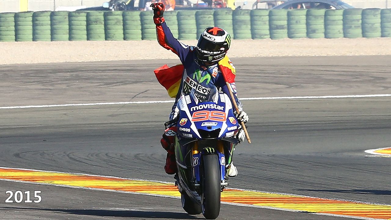 Jorge Lorenzo, 15 años en el mundial