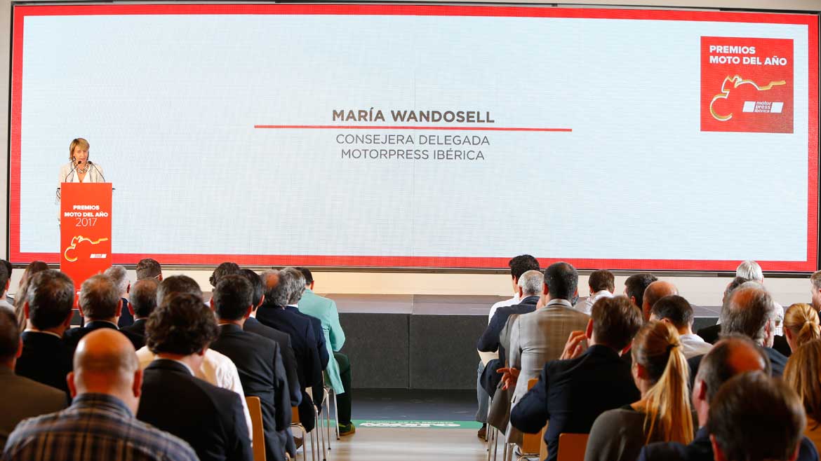 Entrega de premios La Moto del Año 2017