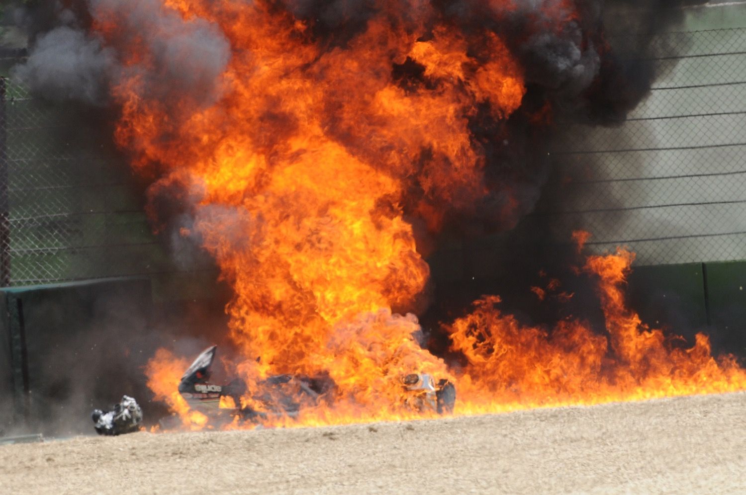 Accidente Eugene Laverty, SBK Imola