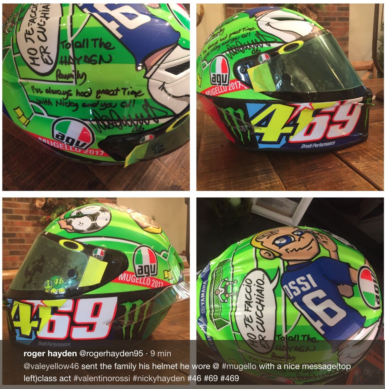 AGV Valentino Rossi Mugello 2017