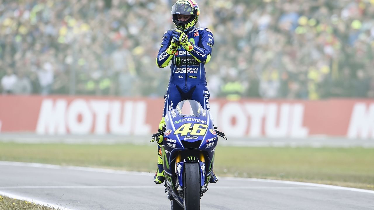 Valentino Rossi es el piloto con más victorias en la historia de 500cc y MotoGP.