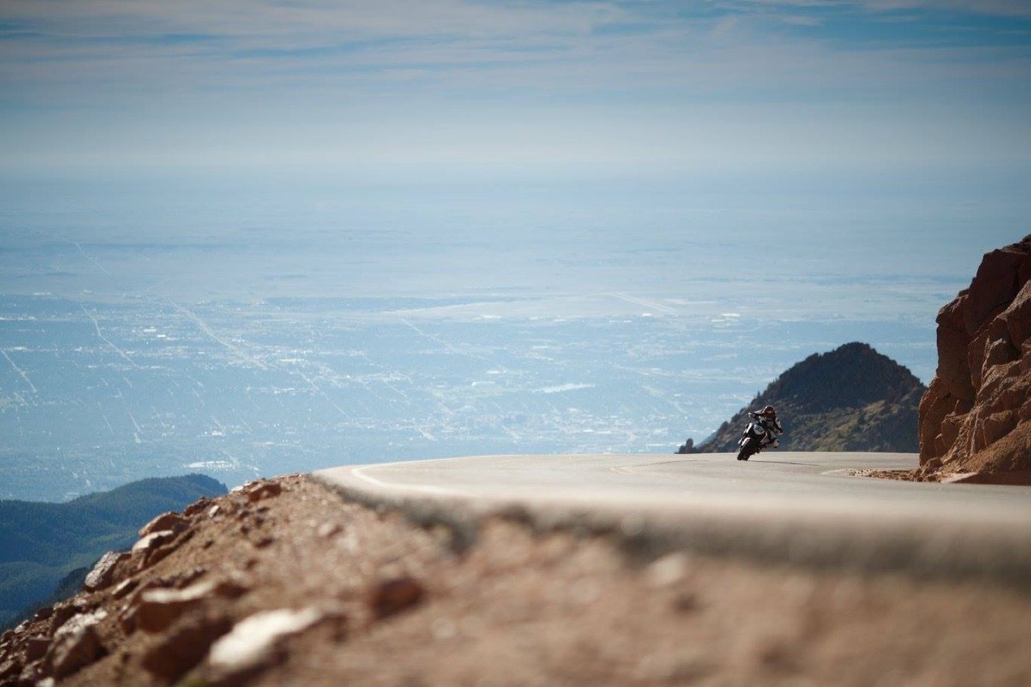 KTM 1290 Super Duke R en Pikes Peak