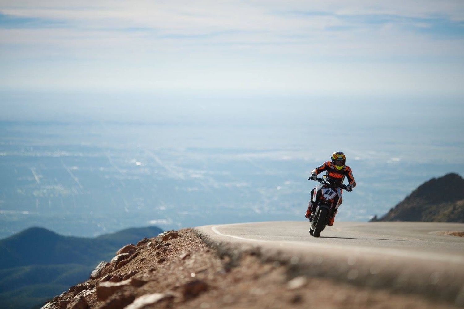 KTM 1290 Super Duke R en Pikes Peak