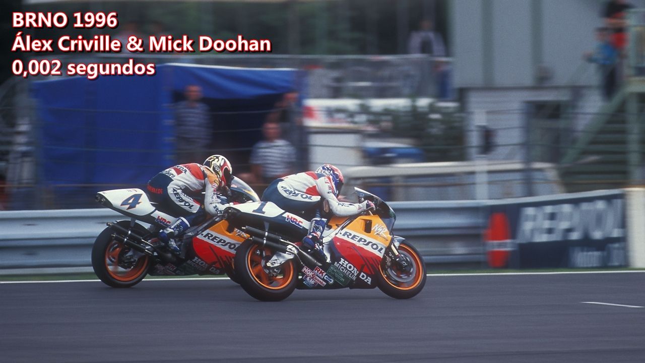 Finales milimétricos en MotoGP