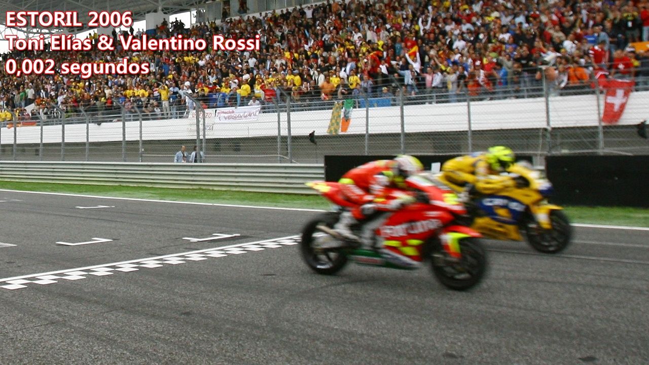Finales milimétricos en MotoGP
