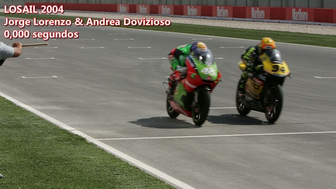 Finales milimétricos en MotoGP