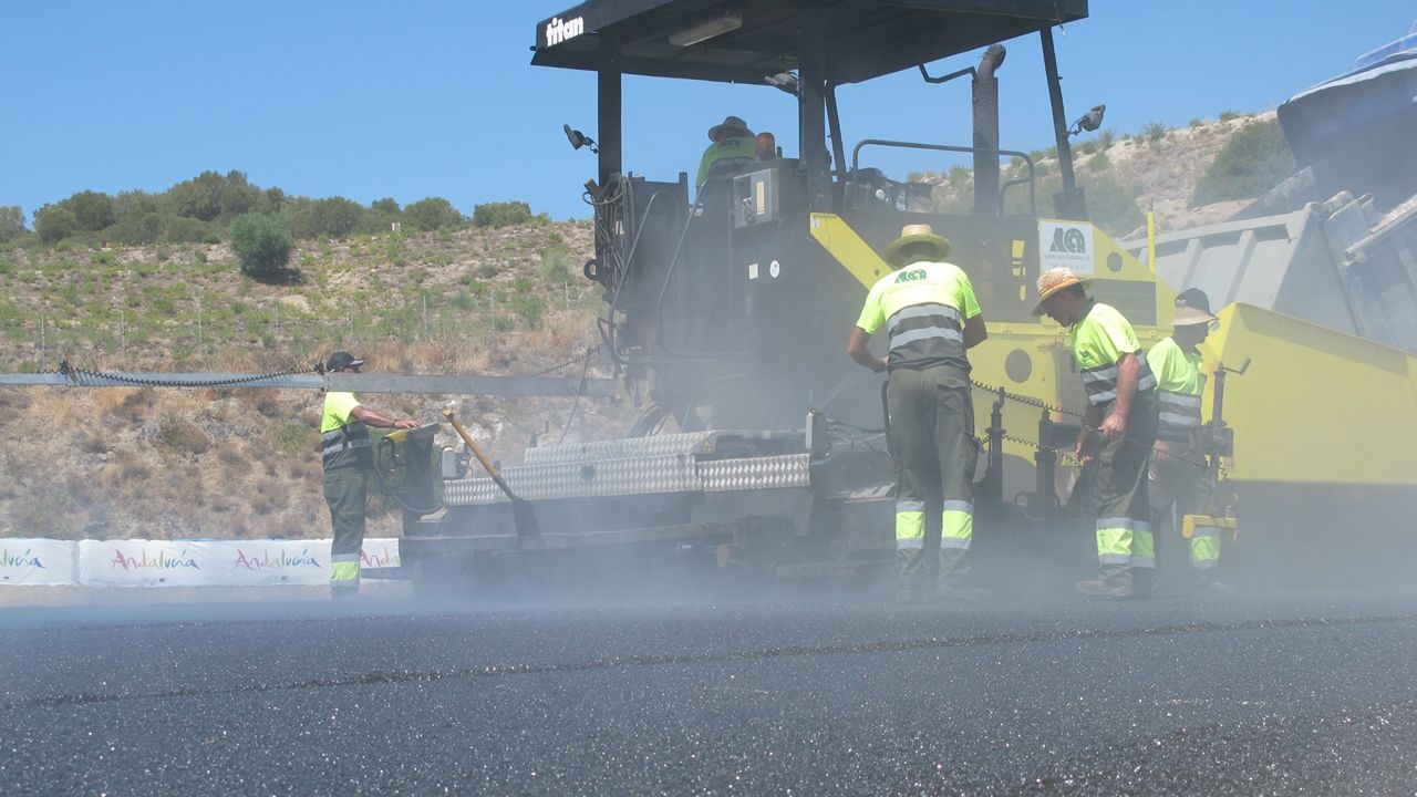 Reasfaltado del Circuito de Jerez