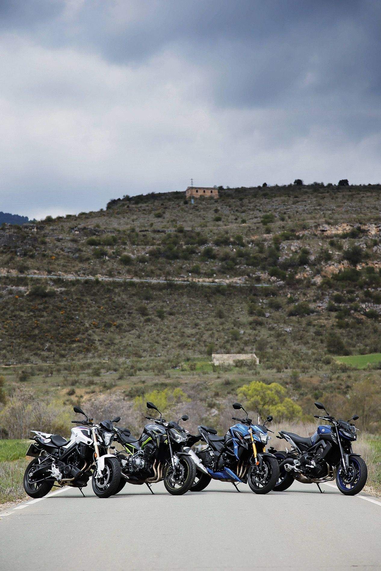 Comparativa Naked: Kawasaki Z900, Yamaha MT09, BMW F 800 R, Suzuki GSX-S 750