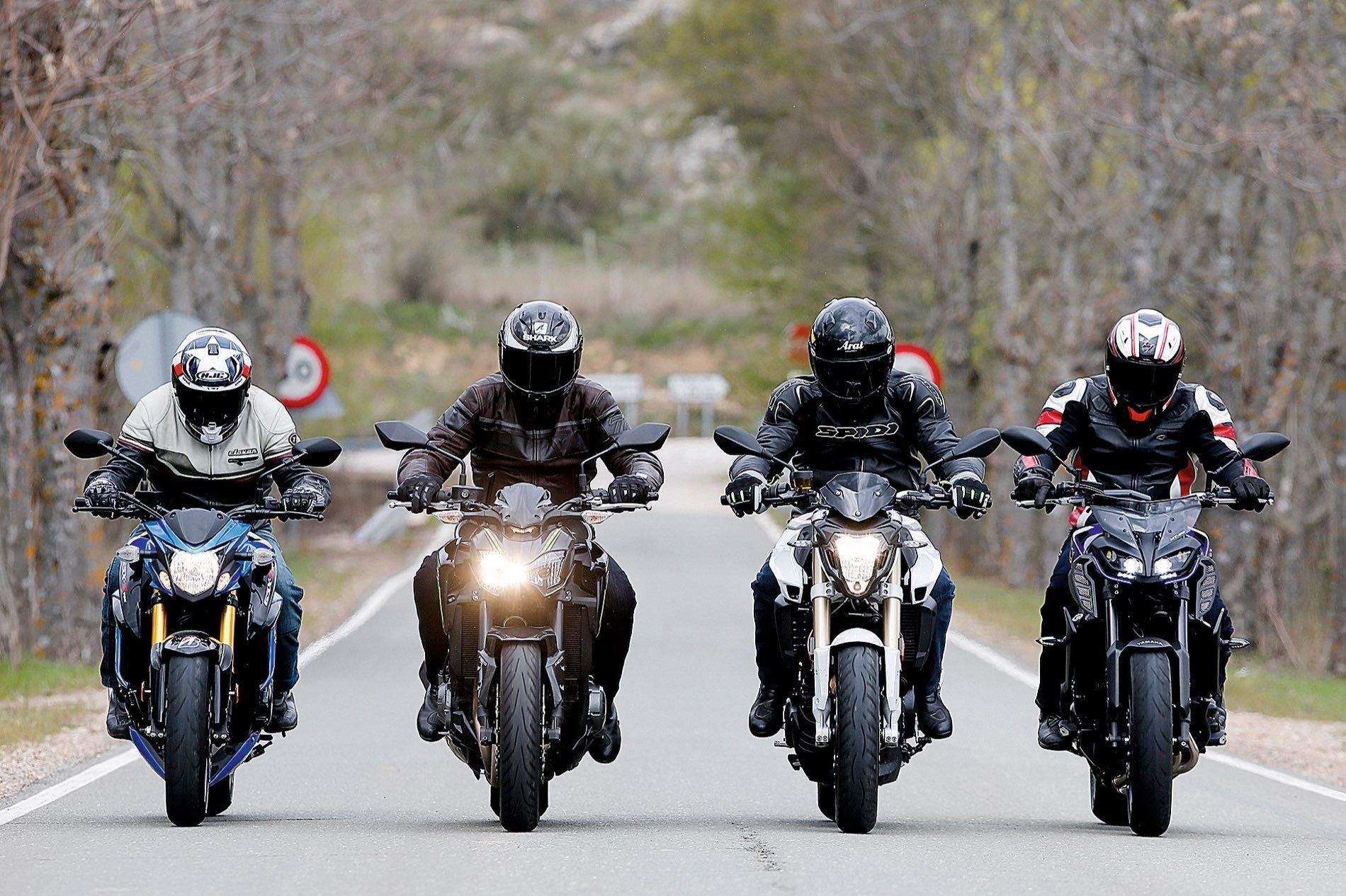 Comparativa Naked: Kawasaki Z900, Yamaha MT09, BMW F 800 R, Suzuki GSX-S 750