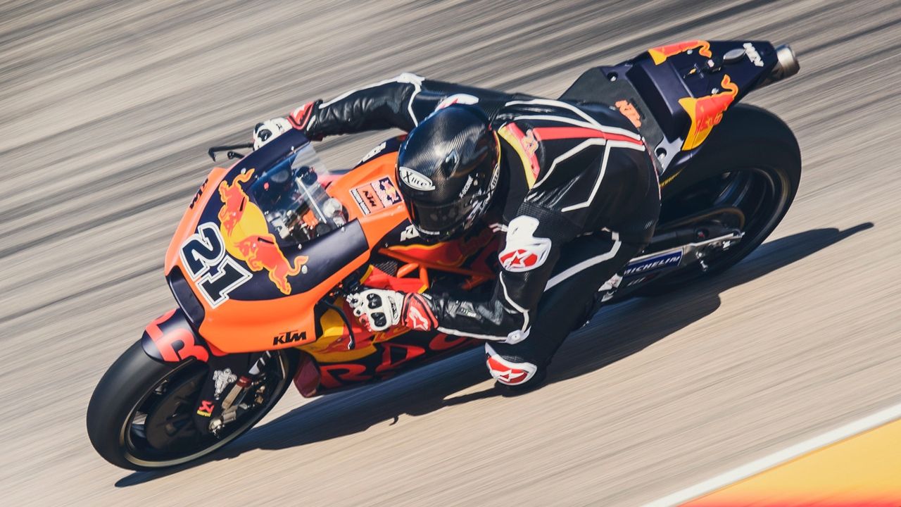 Markus Reiterberger con la KTM de MotoGP