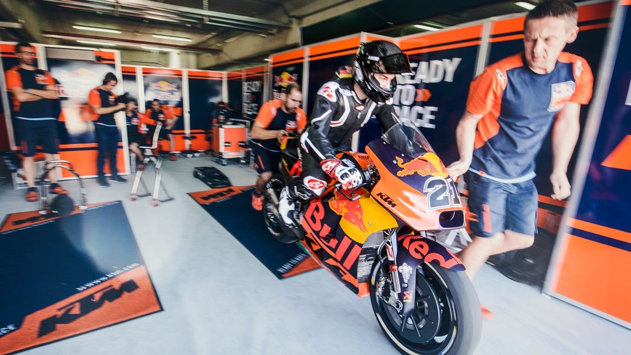 Markus Reiterberger con la KTM de MotoGP