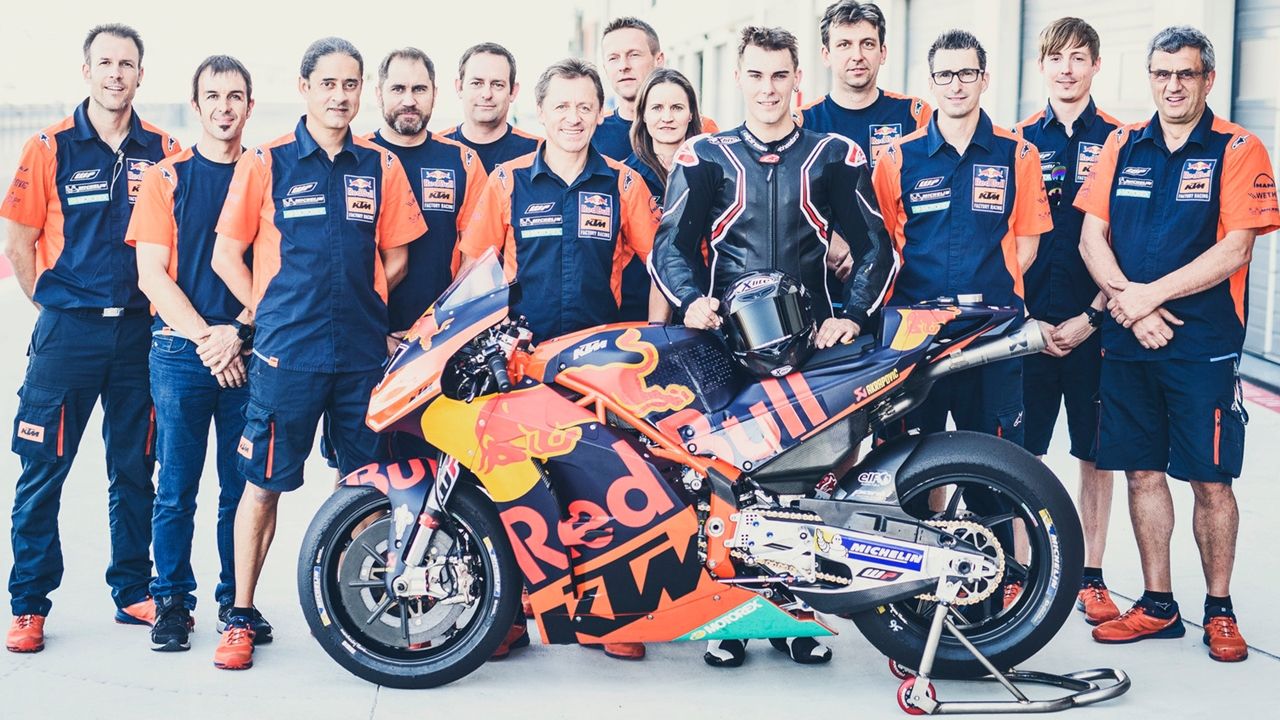 Markus Reiterberger con la KTM de MotoGP