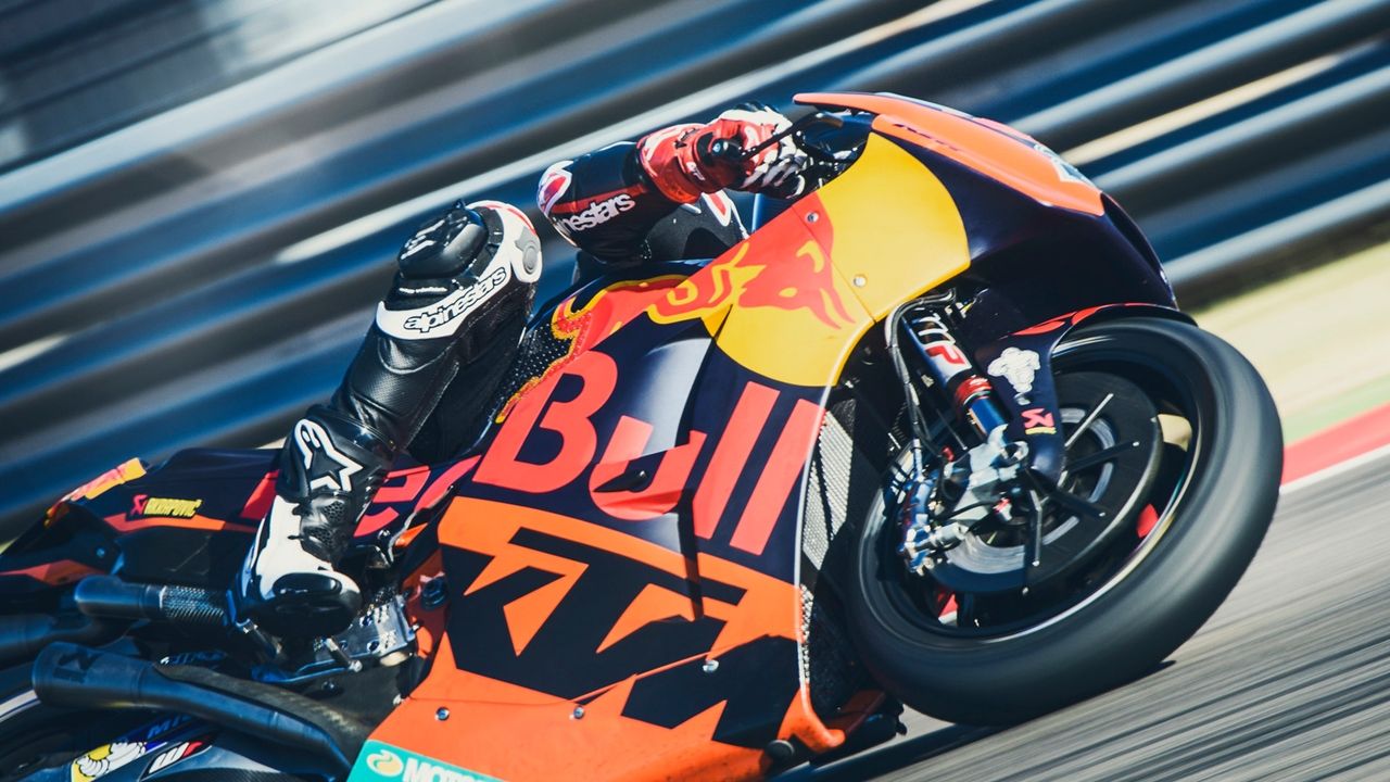 Markus Reiterberger con la KTM de MotoGP