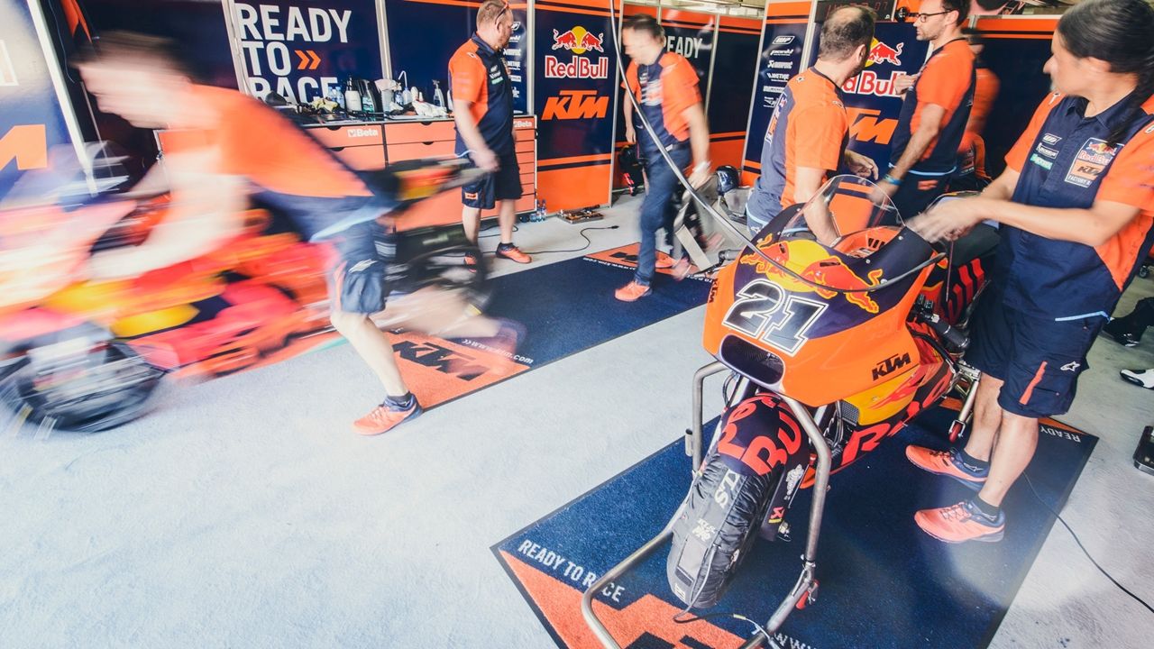 Markus Reiterberger con la KTM de MotoGP