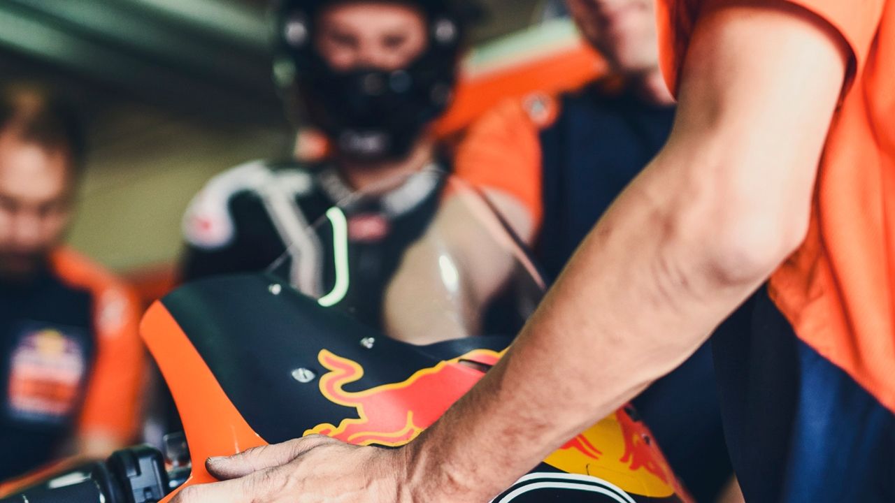 Markus Reiterberger con la KTM de MotoGP