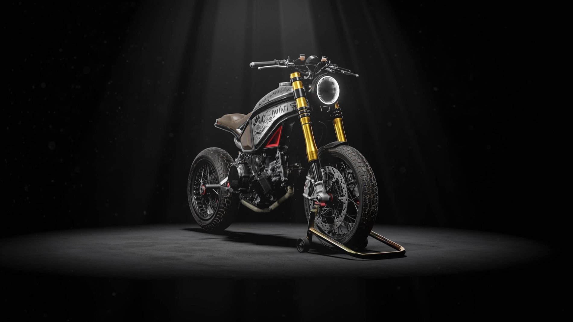 Naughty Quadro sobre la Ducati1299