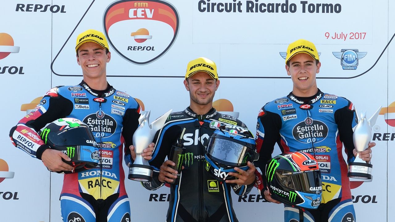 Dennis Foggia, campeón mundial junior Moto3 2017