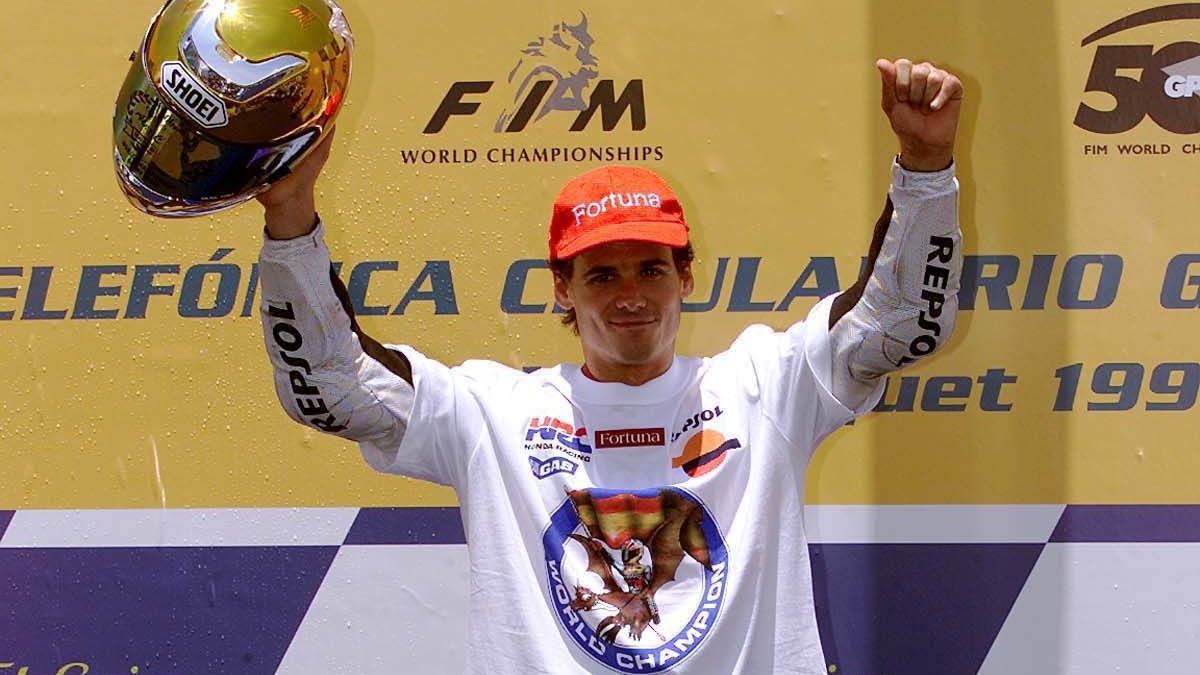 Álex Crivillé, campeón del mundo de 500cc