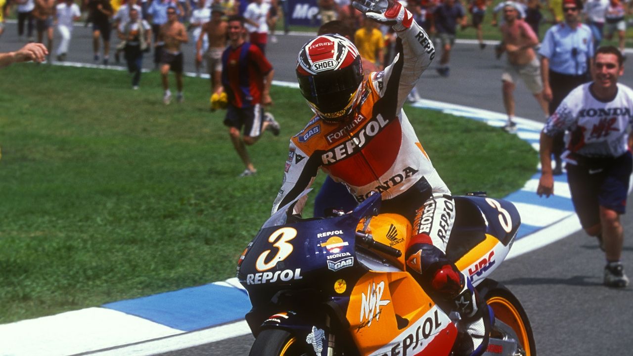 Álex Crivillé, campeón del mundo de 500cc