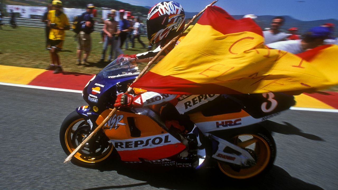 Álex Crivillé, campeón del mundo de 500cc