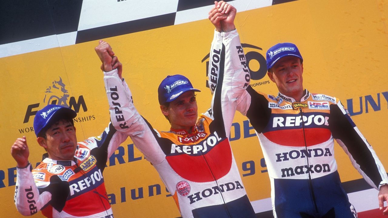 Álex Crivillé, campeón del mundo de 500cc