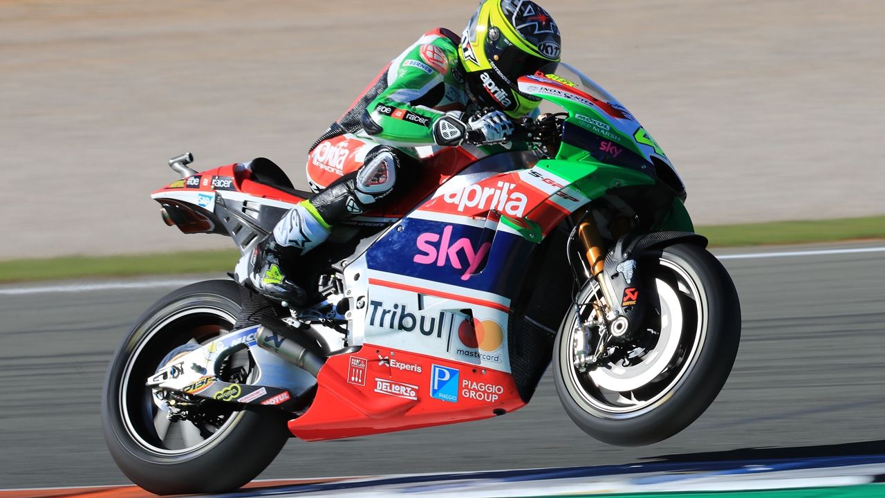 Los pilotos de MotoGP 2018, en Valencia