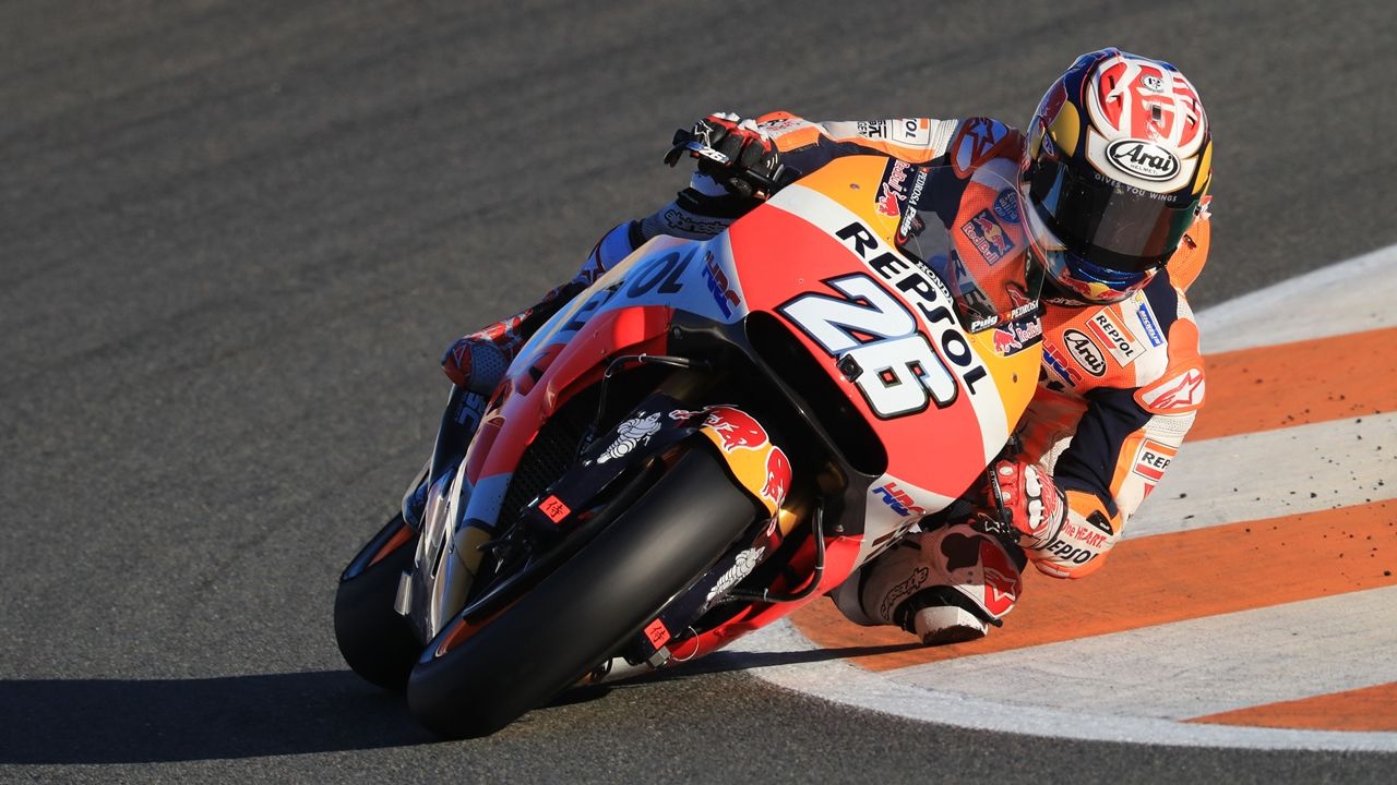 Los pilotos de MotoGP 2018, en Valencia