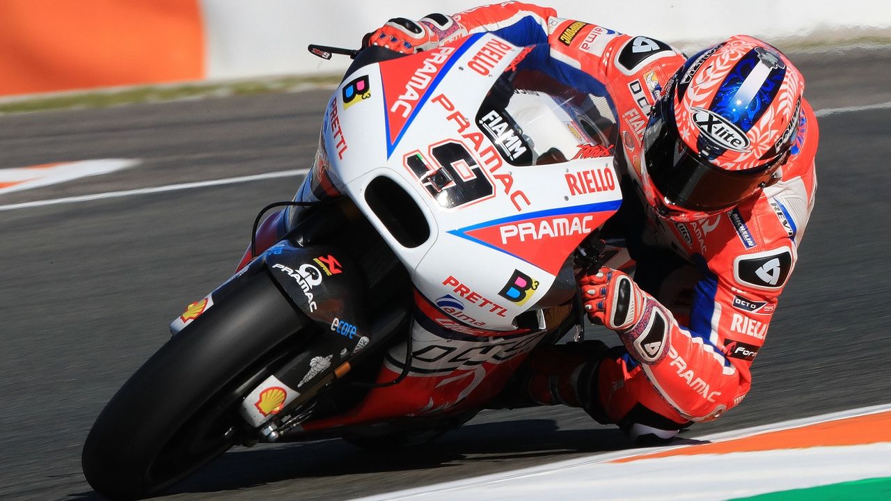 Los pilotos de MotoGP 2018, en Valencia