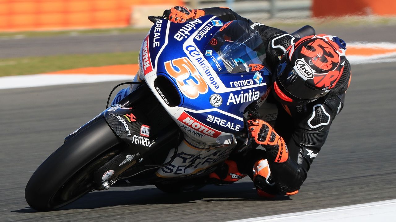 Los pilotos de MotoGP 2018, en Valencia