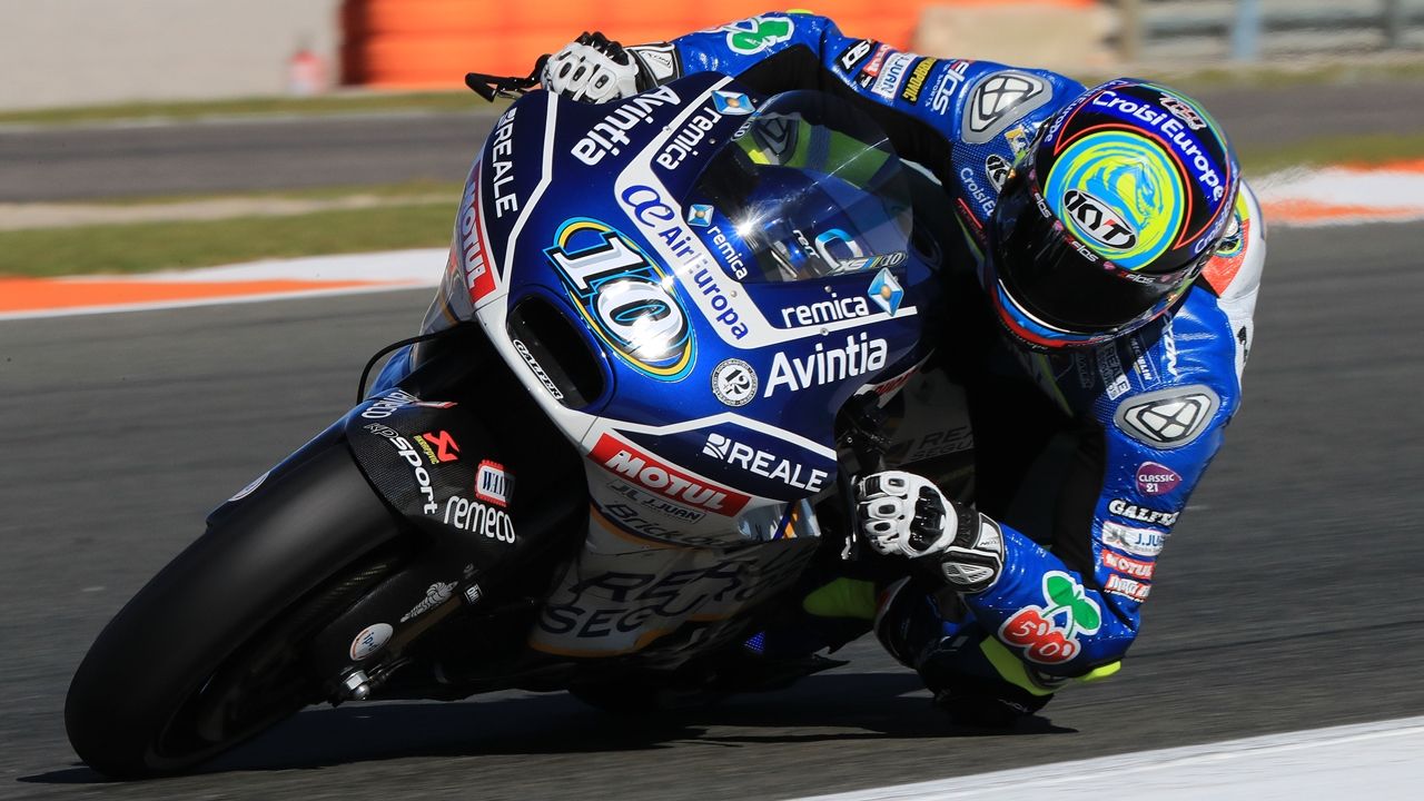 Los pilotos de MotoGP 2018, en Valencia