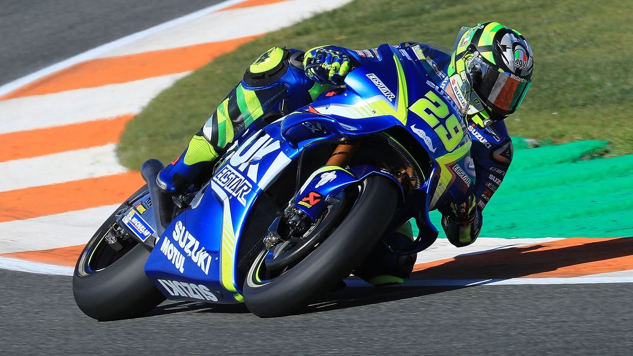Los pilotos de MotoGP 2018, en Valencia