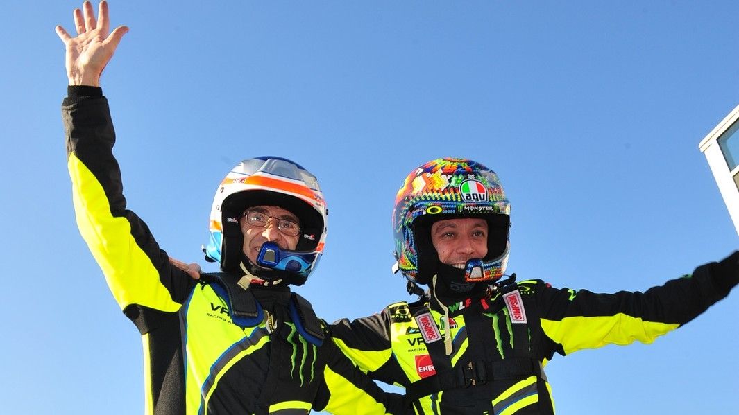 Valentino Rossi en el Monza Rally Show 2017