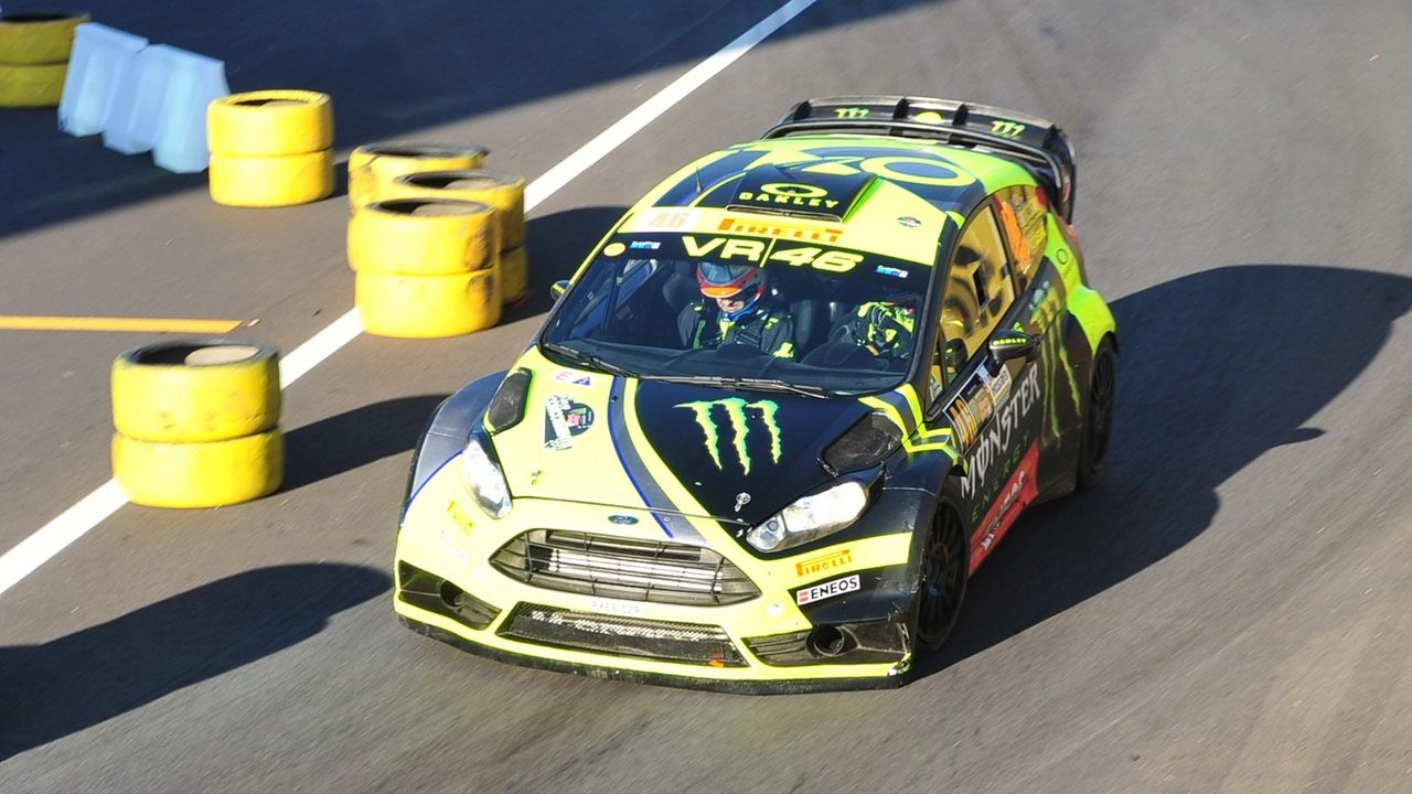 Valentino Rossi en el Monza Rally Show 2017