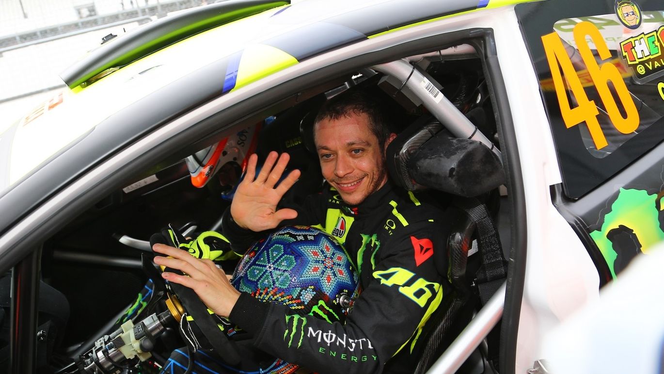 Valentino Rossi en el Monza Rally Show 2017