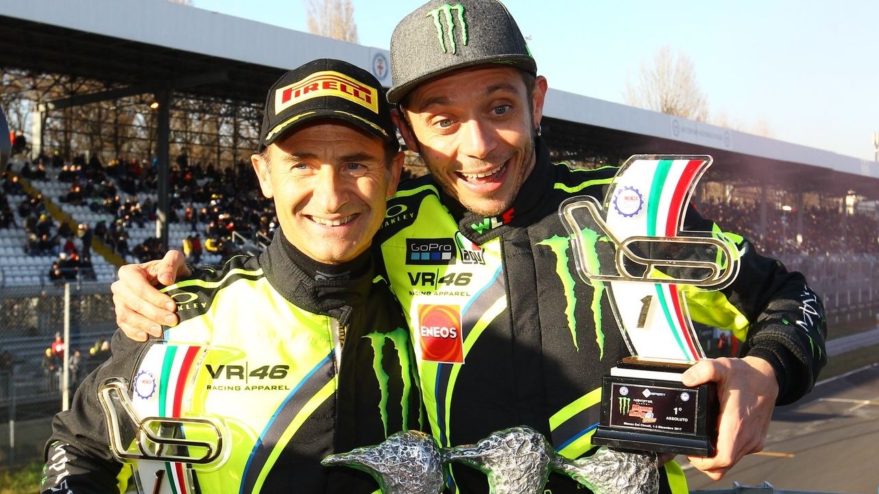Valentino Rossi en el Monza Rally Show 2017