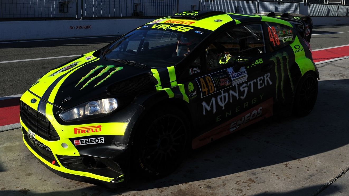 Valentino Rossi en el Monza Rally Show 2017