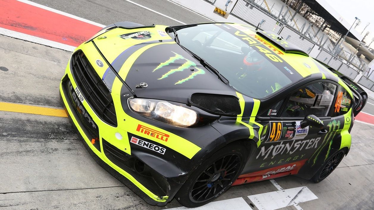 Valentino Rossi en el Monza Rally Show 2017