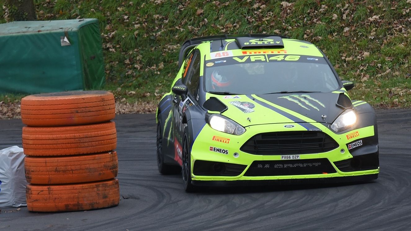 Valentino Rossi en el Monza Rally Show 2017