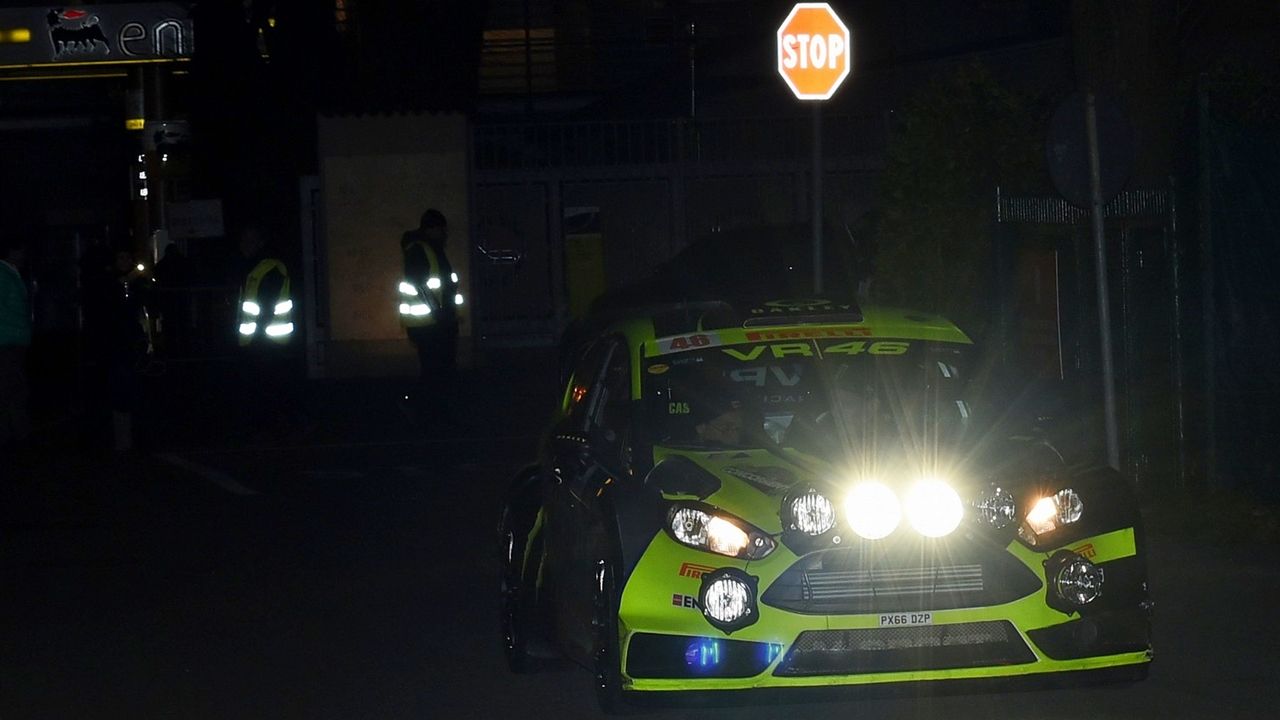 Valentino Rossi en el Monza Rally Show 2017