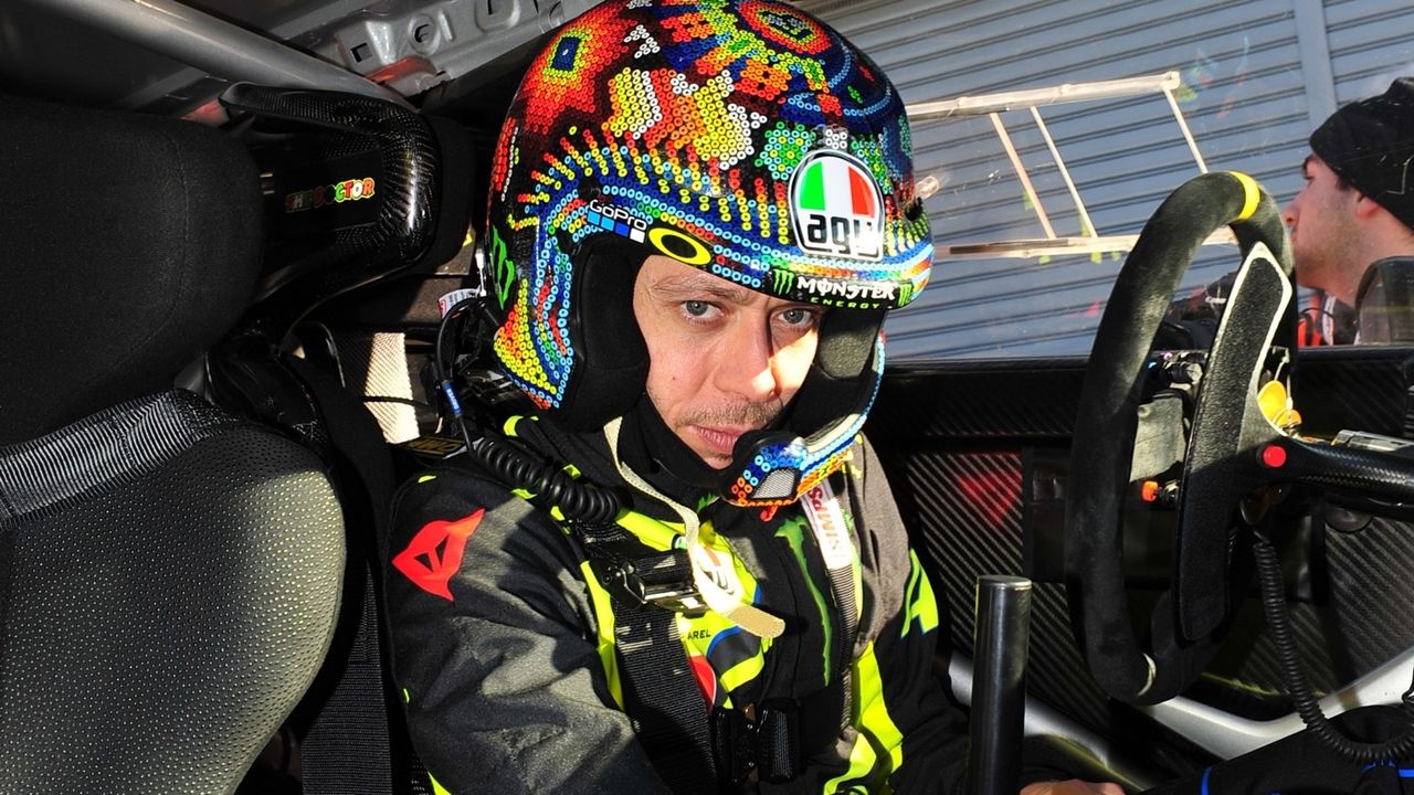 Valentino Rossi en el Monza Rally Show 2017