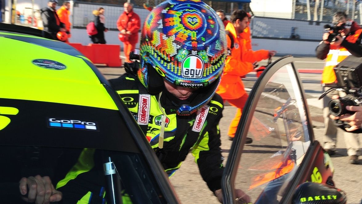 Valentino Rossi en el Monza Rally Show 2017