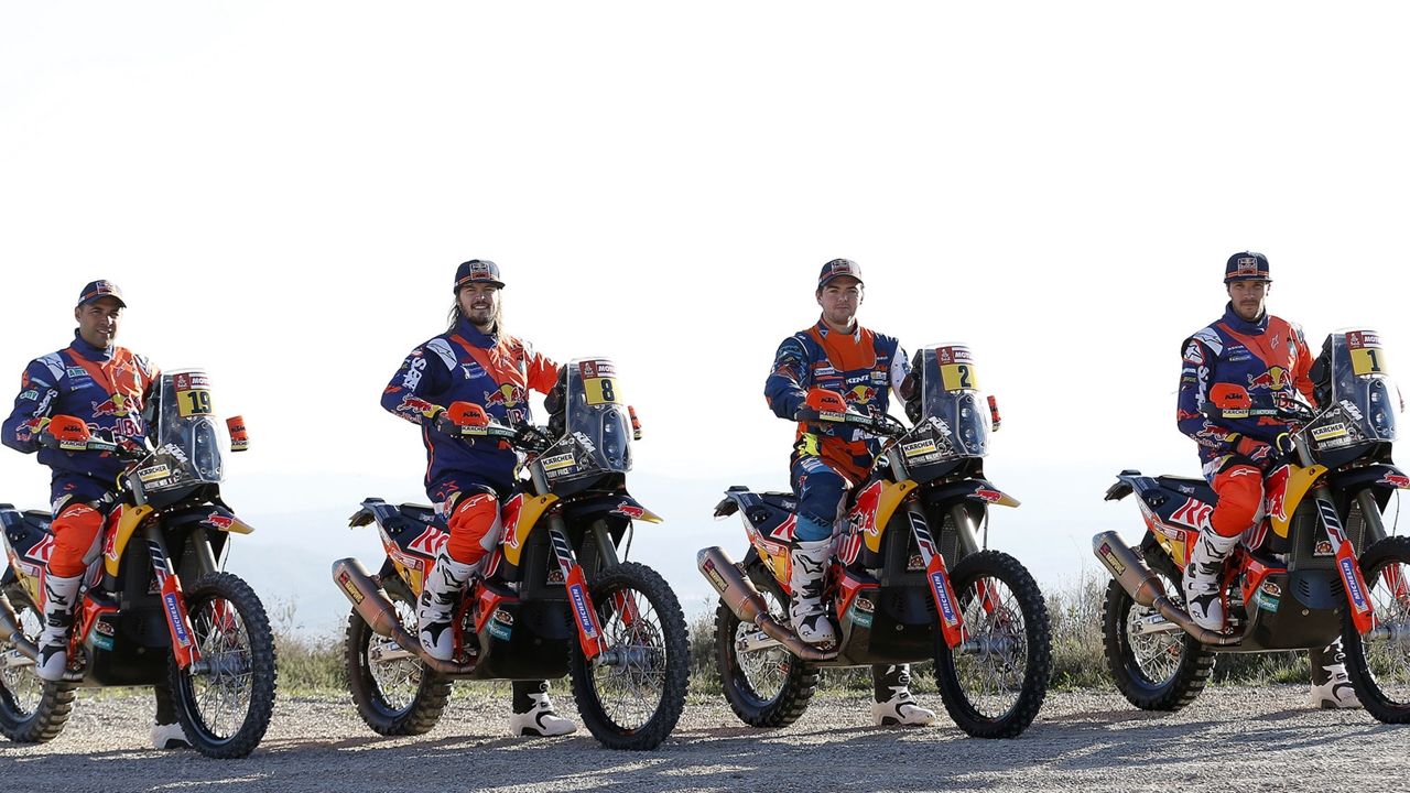 Las motos del Dakar 2018