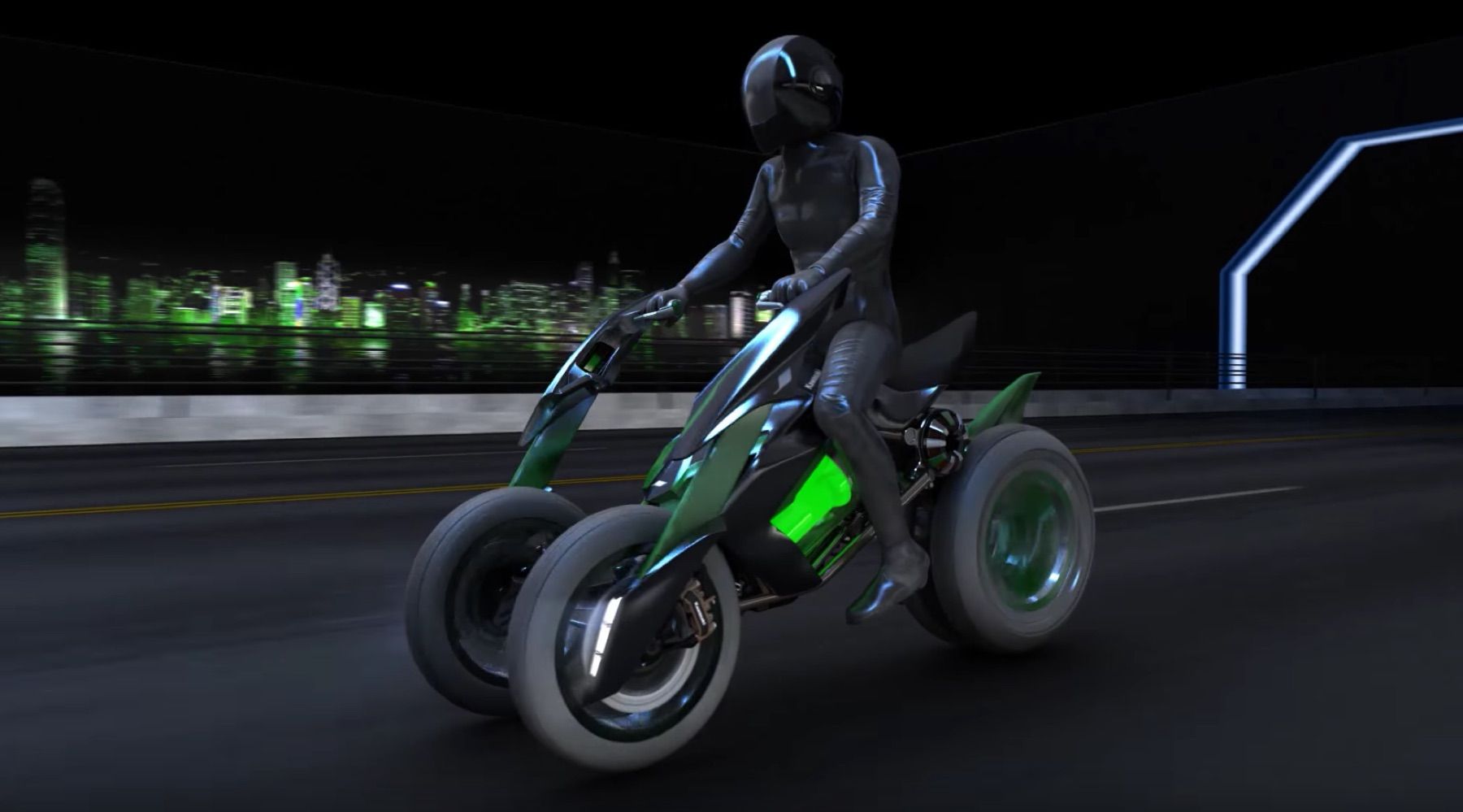 Kawasaki J Concept, tres ruedas para el futuro