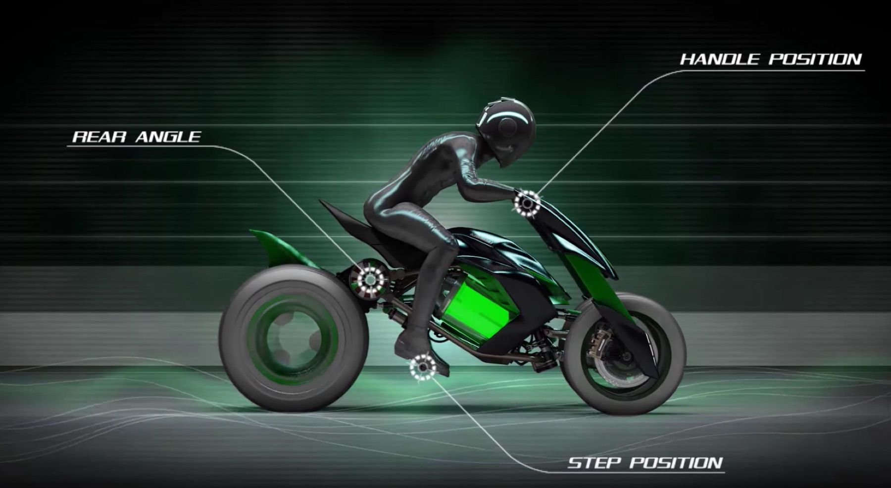 Kawasaki J Concept, tres ruedas para el futuro