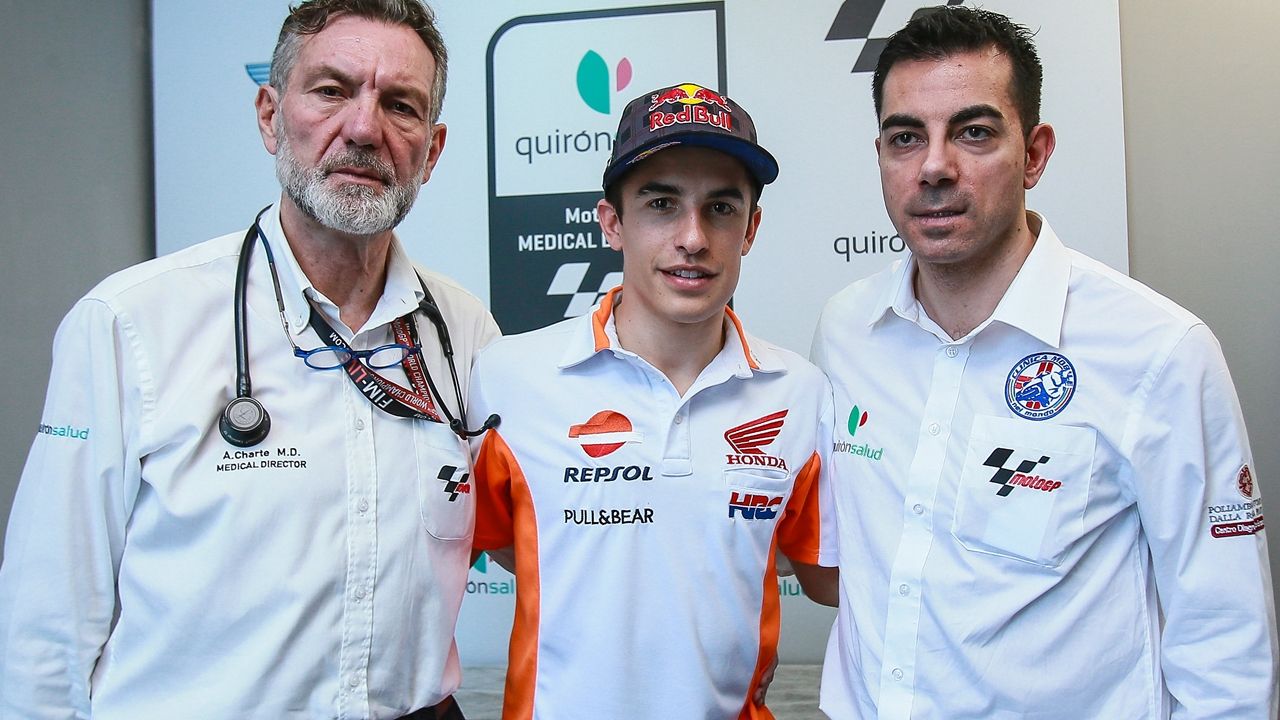 Reconocimiento médico en MotoGP