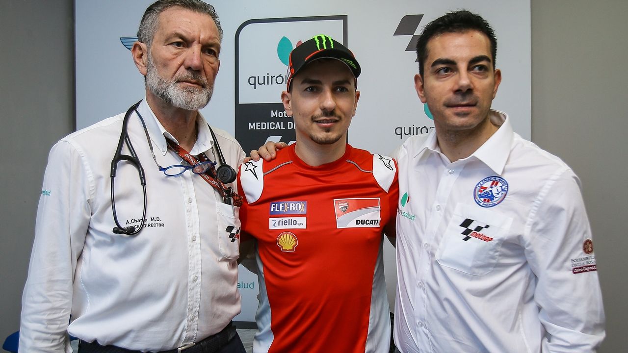 Reconocimiento médico en MotoGP