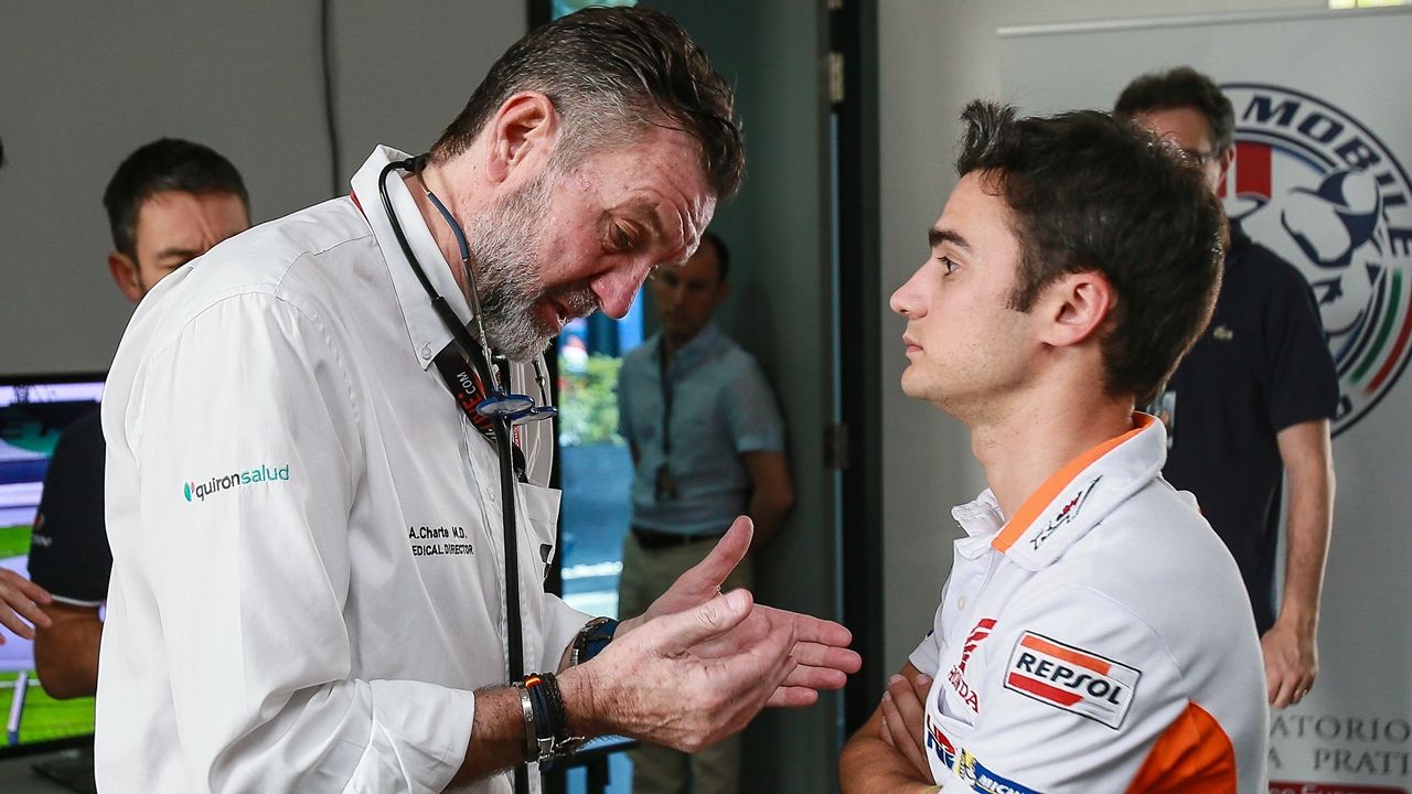 Reconocimiento médico en MotoGP
