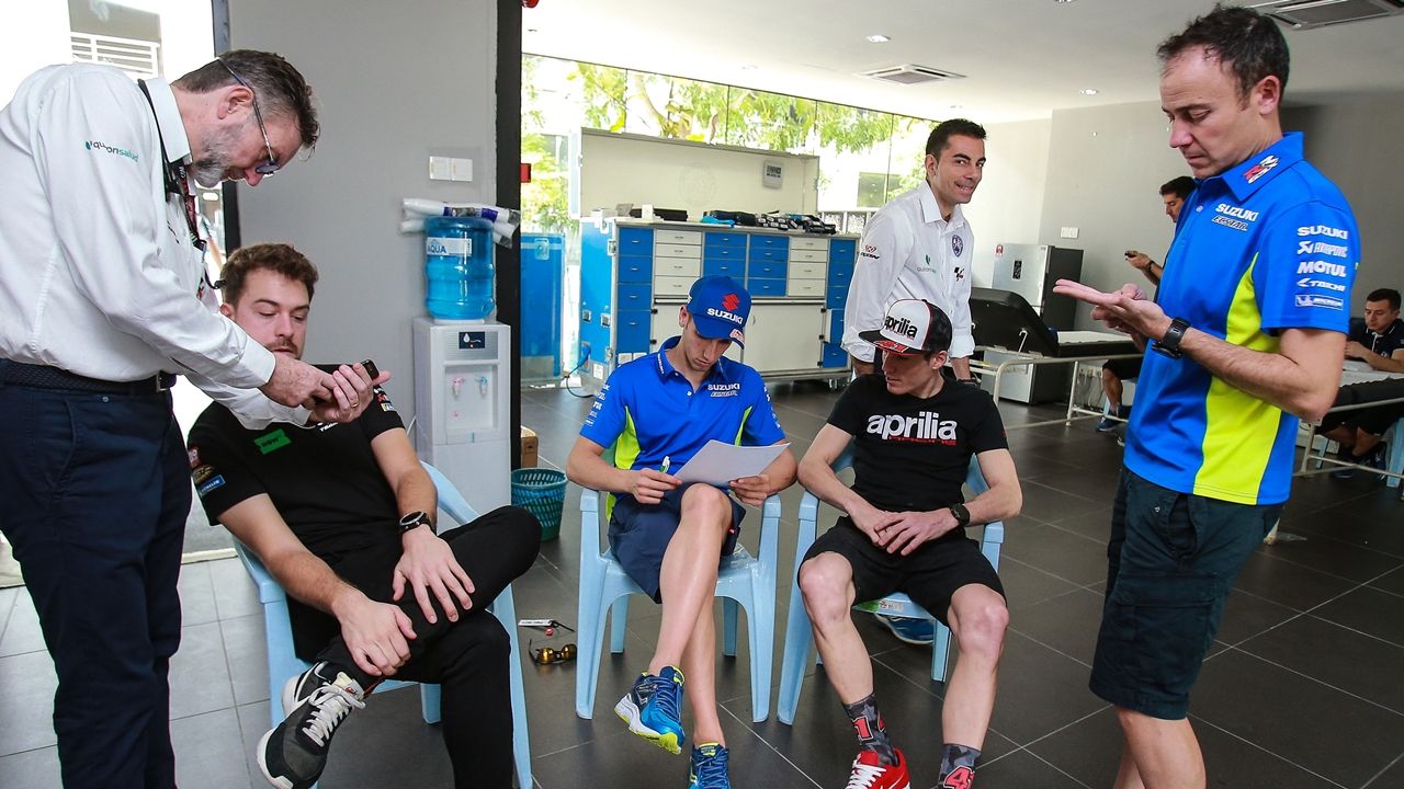 Reconocimiento médico en MotoGP